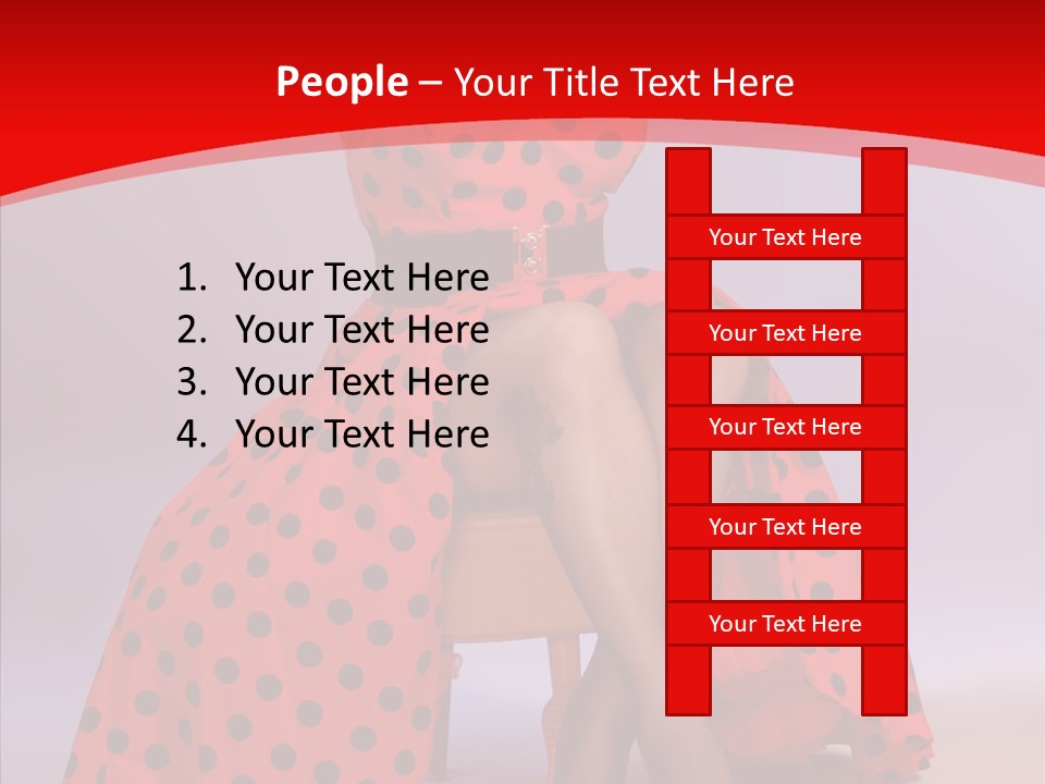 Amazed Posing Elegance PowerPoint Template