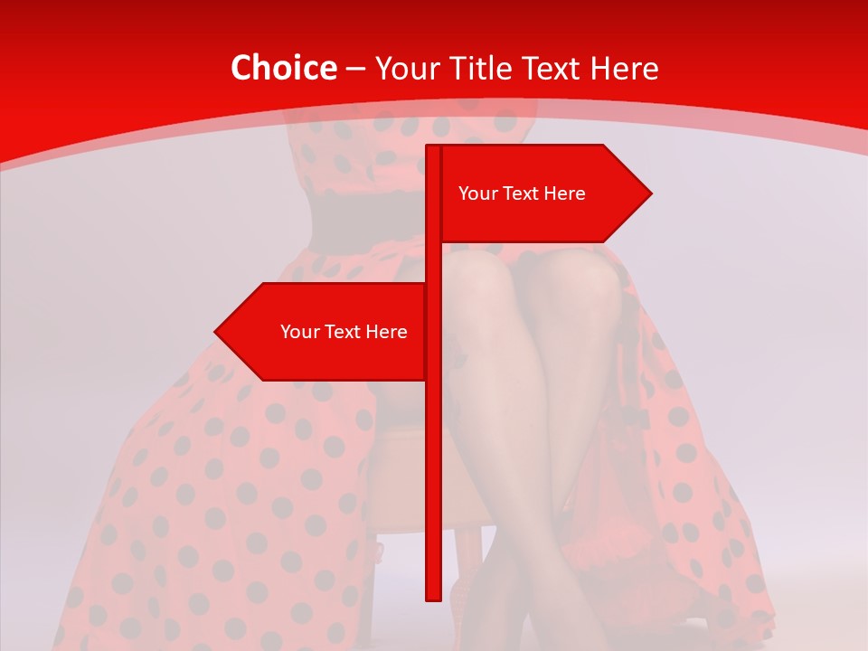 Amazed Posing Elegance PowerPoint Template