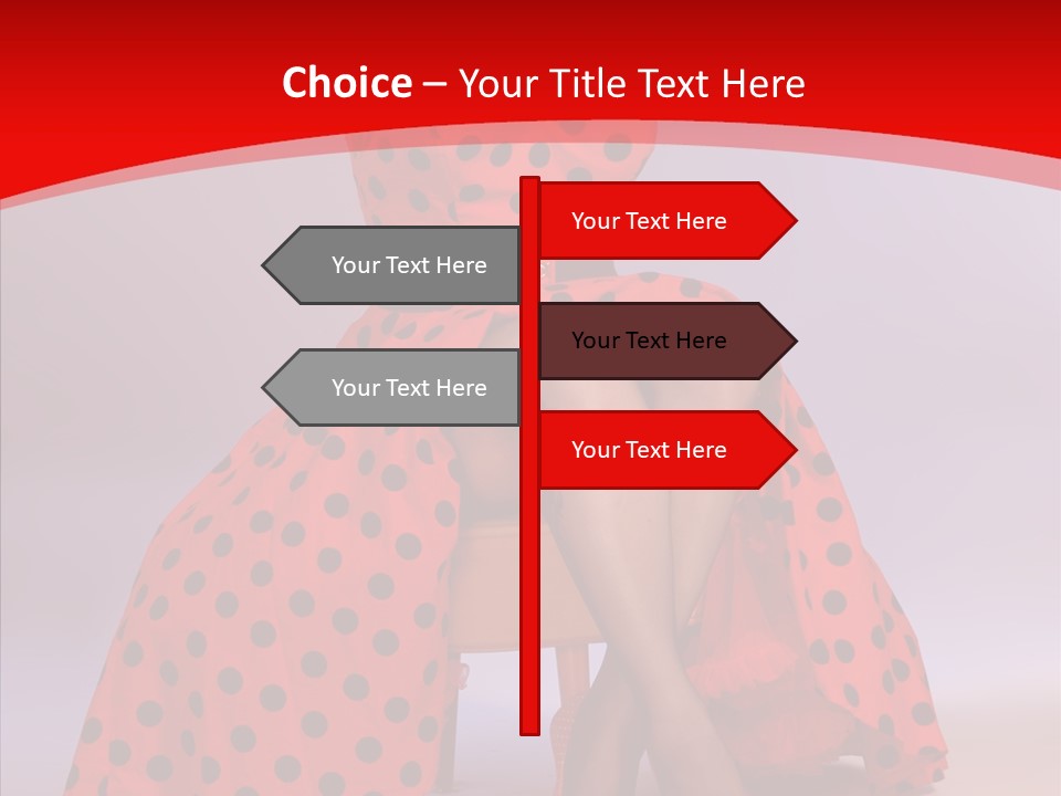 Amazed Posing Elegance PowerPoint Template