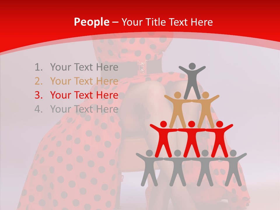 Amazed Posing Elegance PowerPoint Template