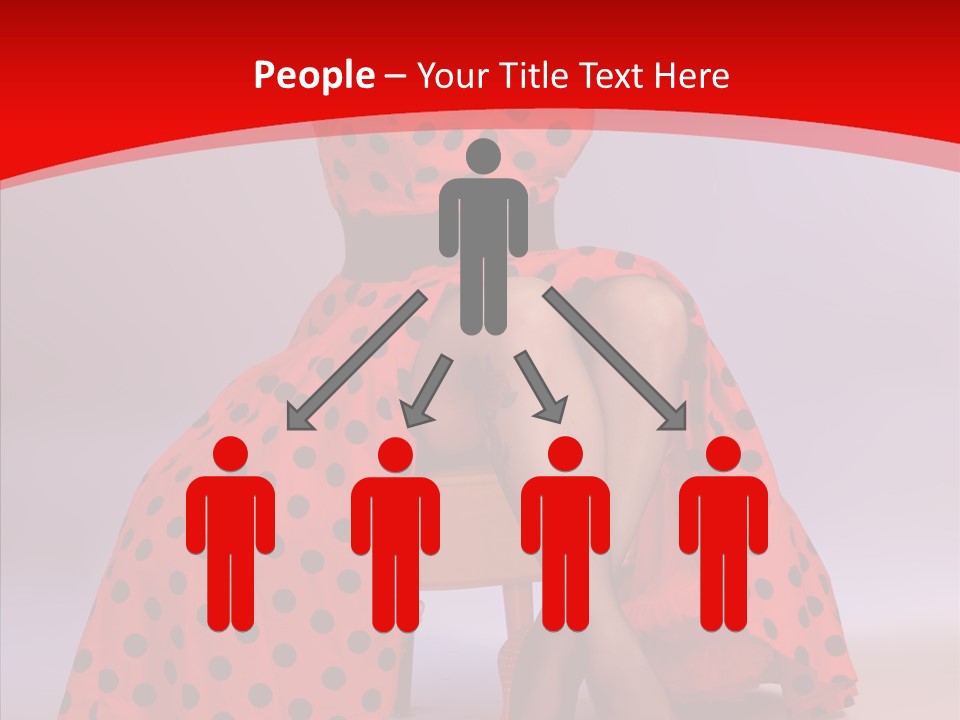 Amazed Posing Elegance PowerPoint Template