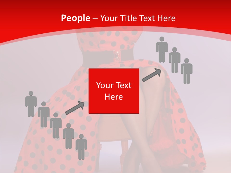 Amazed Posing Elegance PowerPoint Template