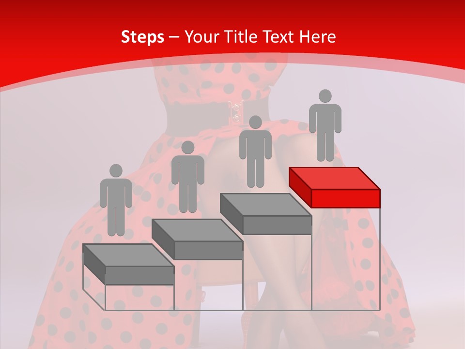 Amazed Posing Elegance PowerPoint Template