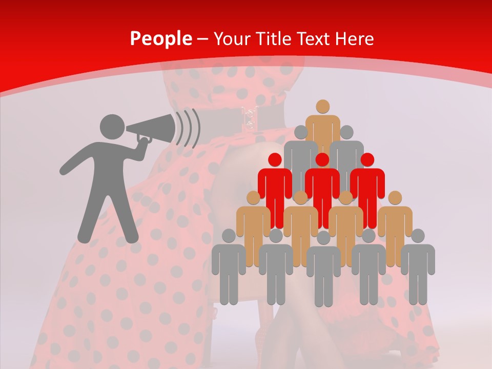 Amazed Posing Elegance PowerPoint Template