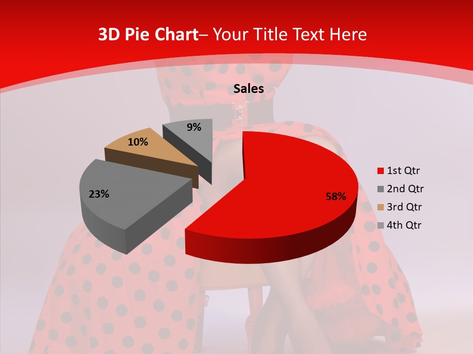 Amazed Posing Elegance PowerPoint Template