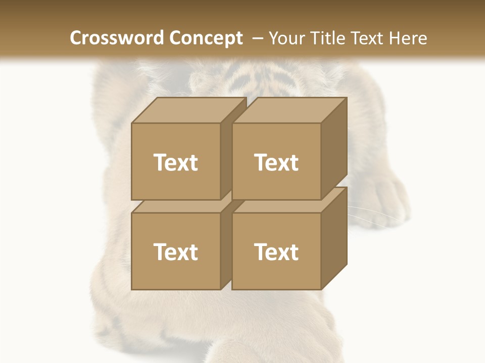 Face White Fierce PowerPoint Template