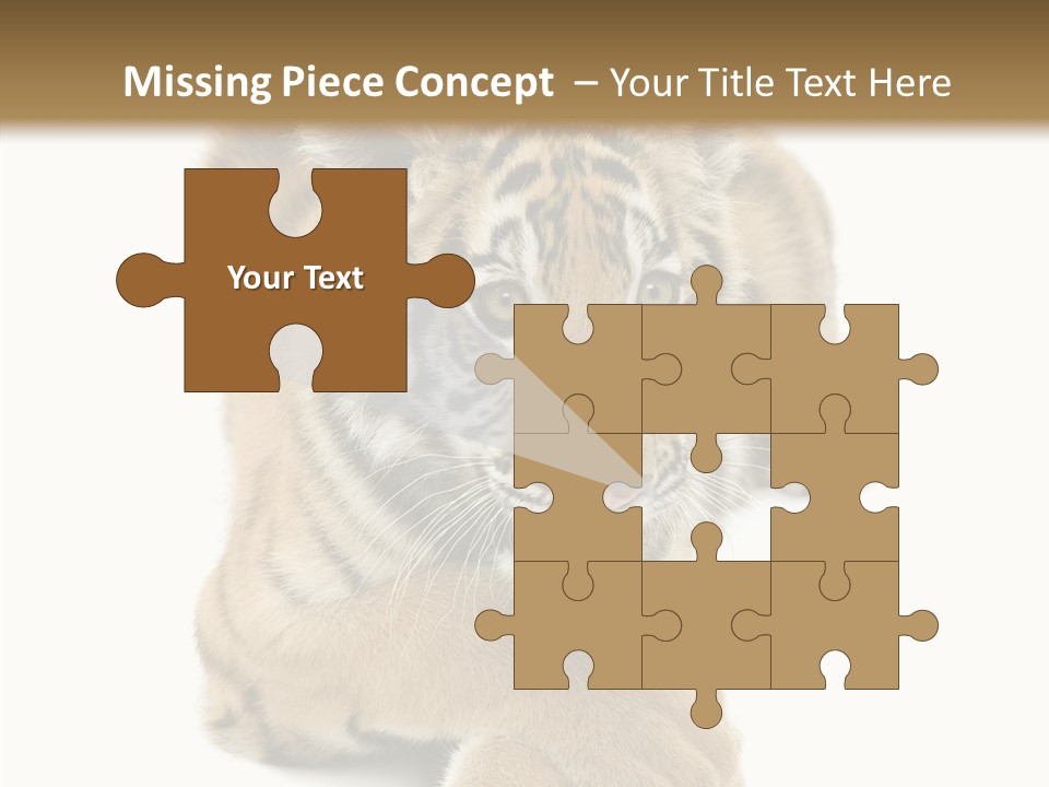 Face White Fierce PowerPoint Template