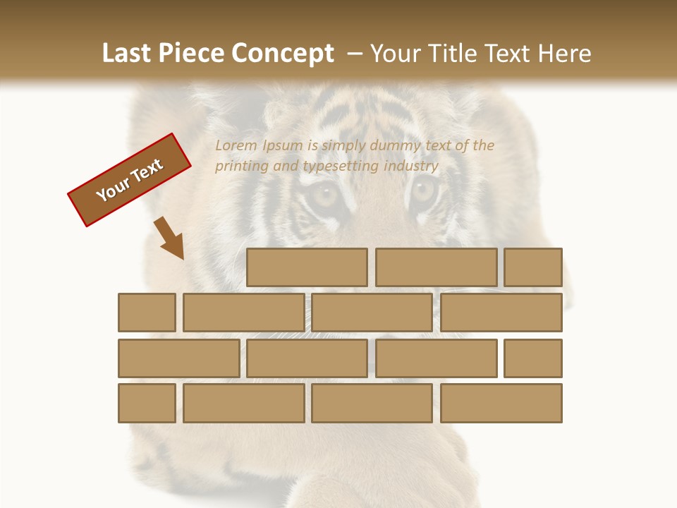 Face White Fierce PowerPoint Template