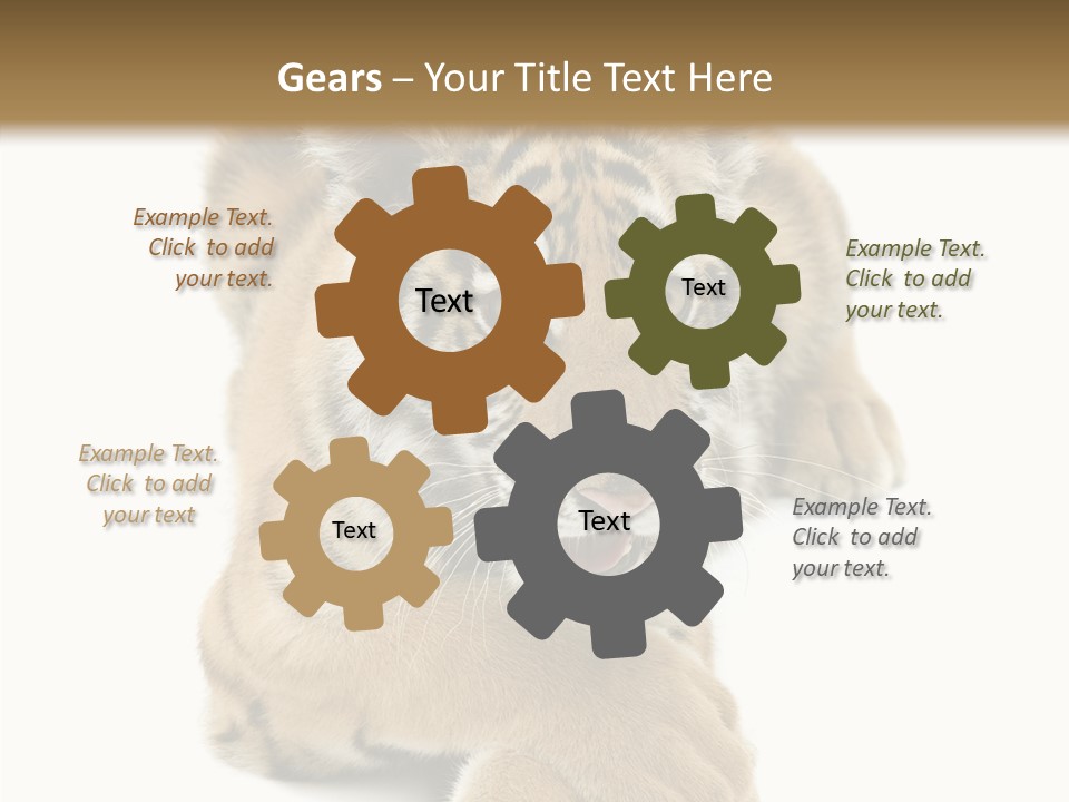 Face White Fierce PowerPoint Template