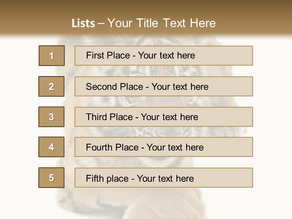 Face White Fierce PowerPoint Template