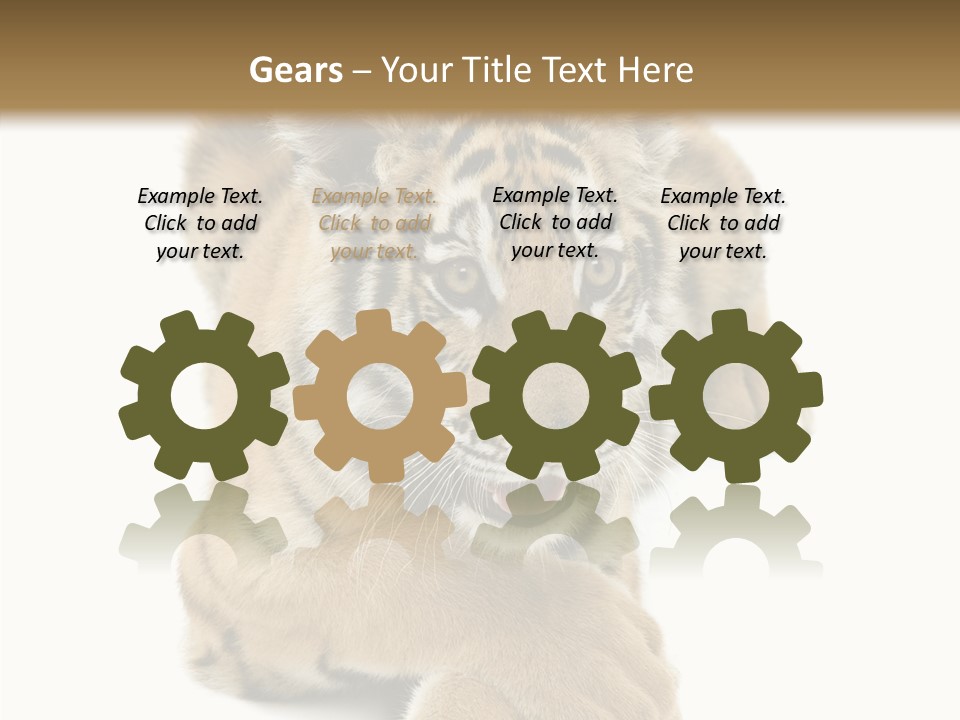 Face White Fierce PowerPoint Template