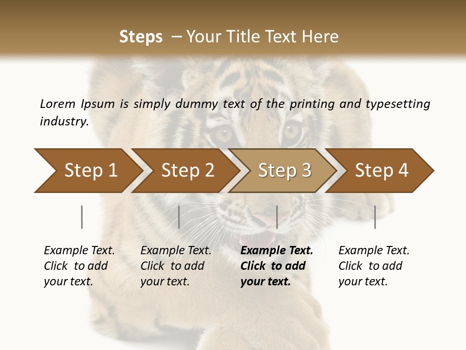 Face White Fierce PowerPoint Template