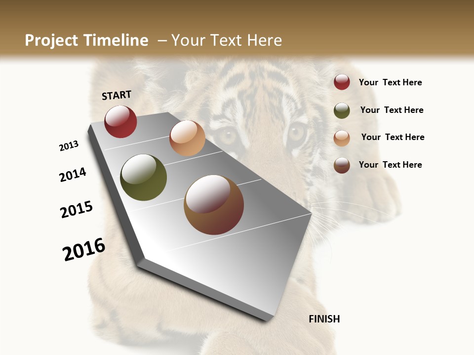 Face White Fierce PowerPoint Template