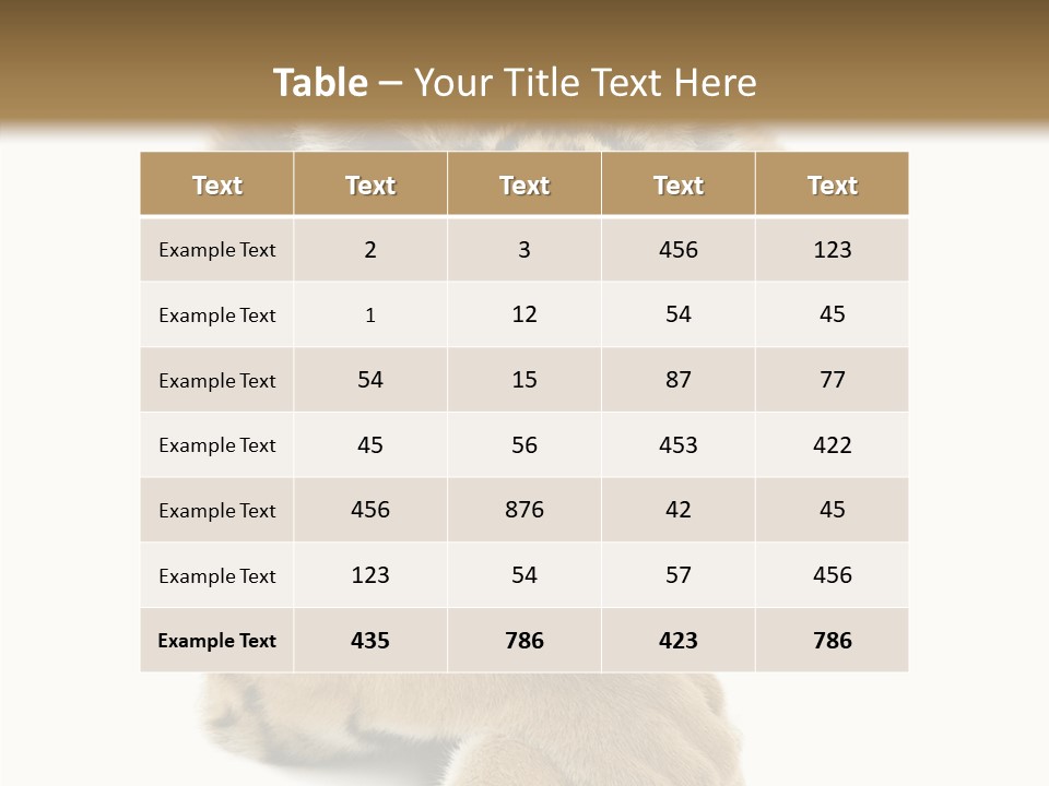 Face White Fierce PowerPoint Template