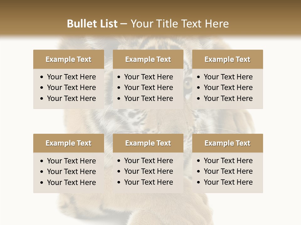 Face White Fierce PowerPoint Template