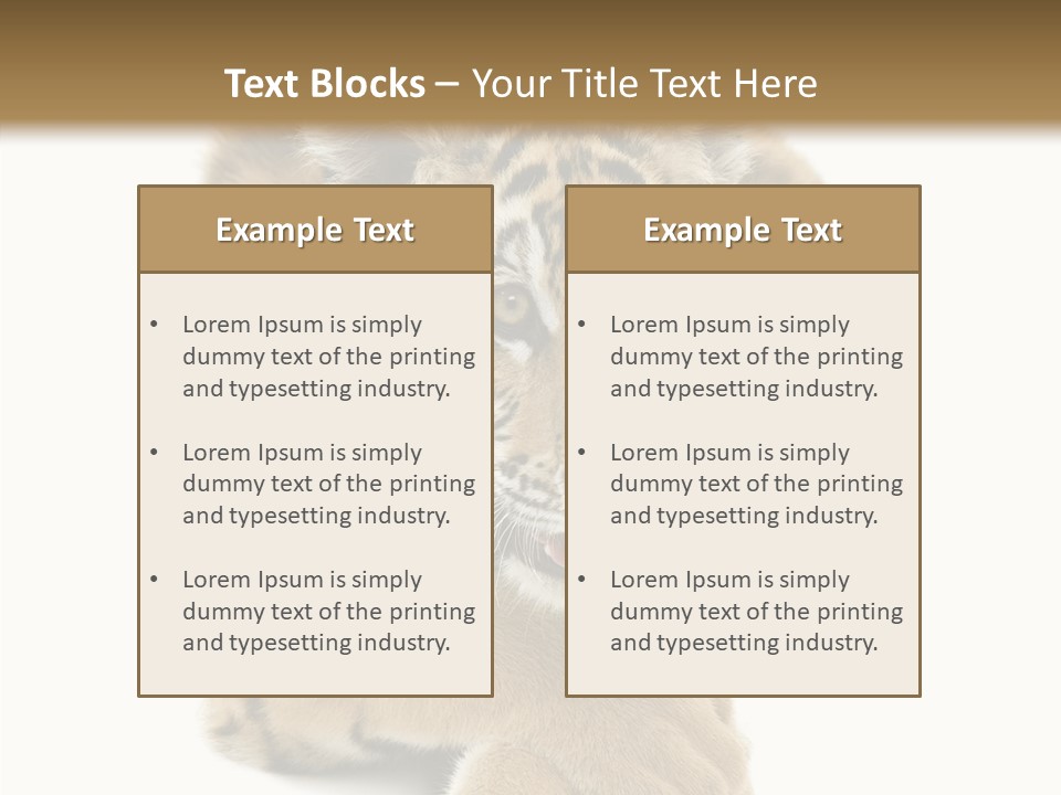 Face White Fierce PowerPoint Template