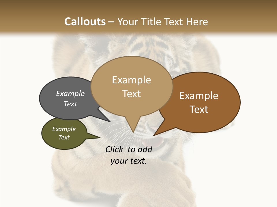 Face White Fierce PowerPoint Template