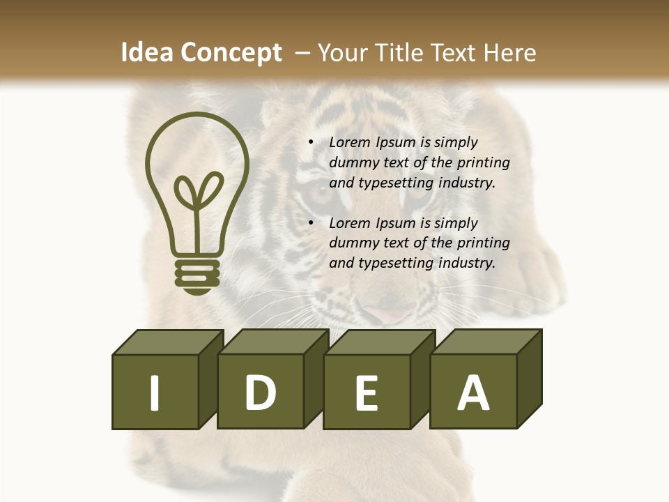 Face White Fierce PowerPoint Template