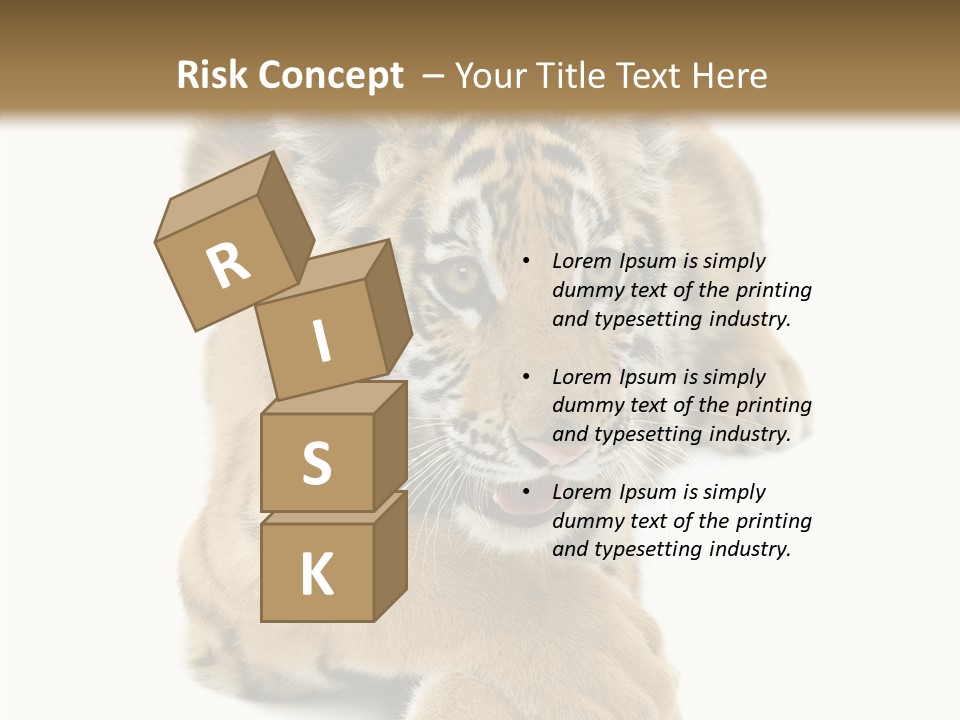 Face White Fierce PowerPoint Template