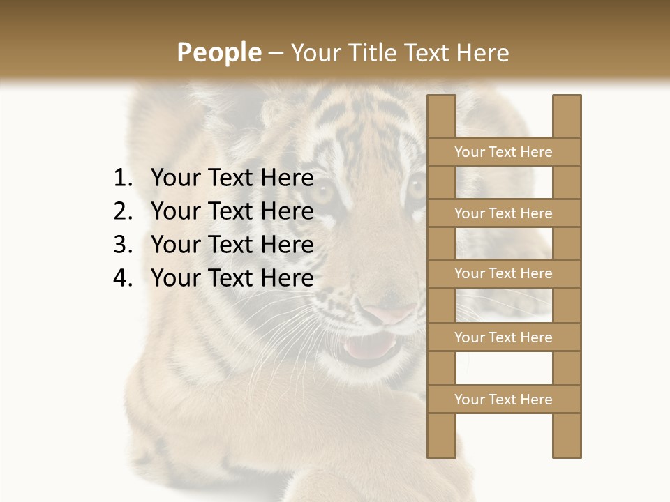 Face White Fierce PowerPoint Template