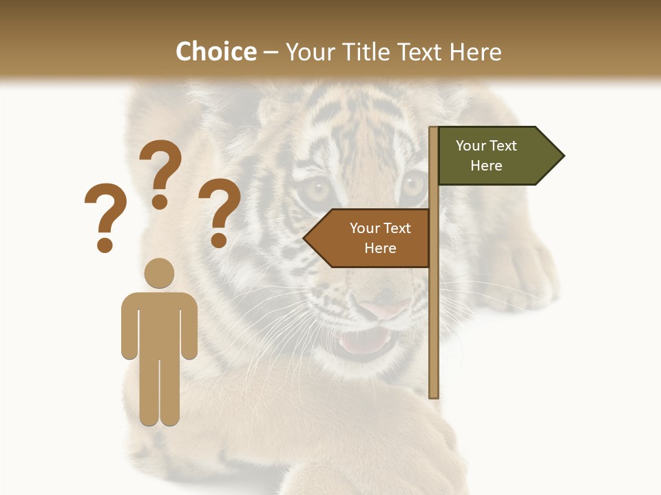 Face White Fierce PowerPoint Template