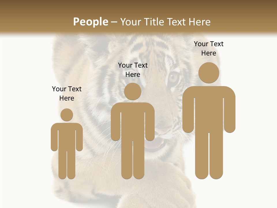 Face White Fierce PowerPoint Template