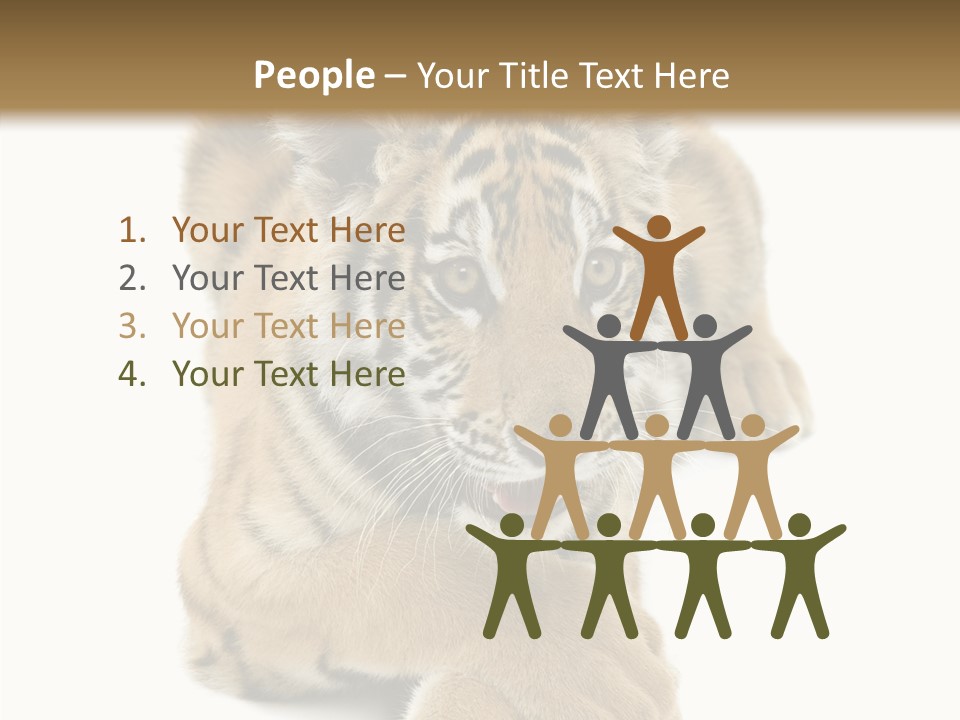 Face White Fierce PowerPoint Template