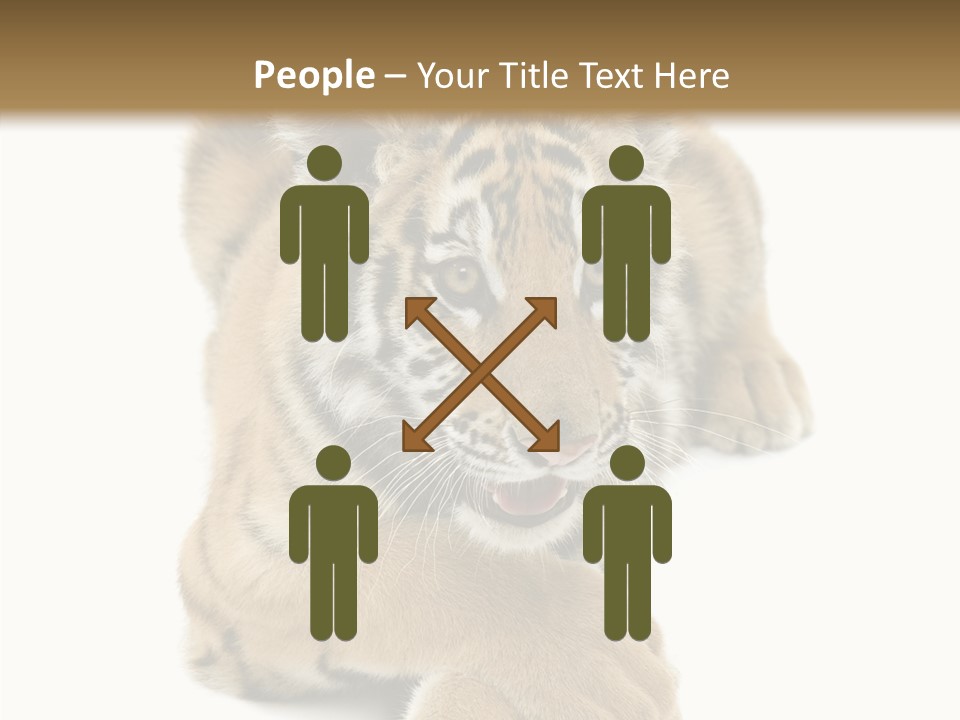 Face White Fierce PowerPoint Template