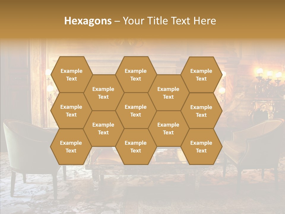 Armchair Woman Antique PowerPoint Template