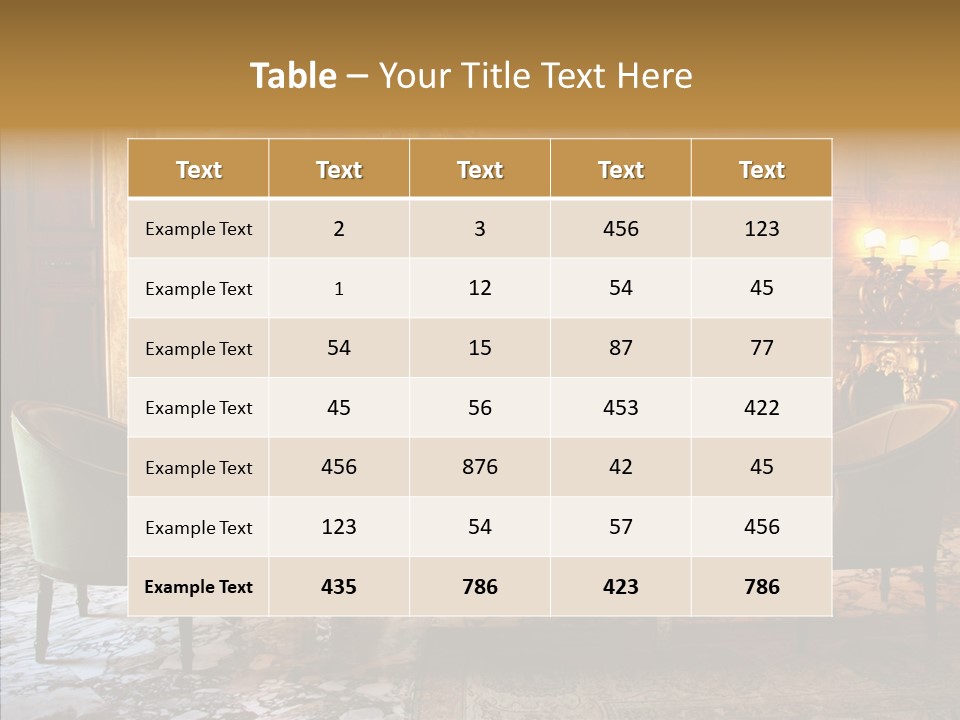 Armchair Woman Antique PowerPoint Template