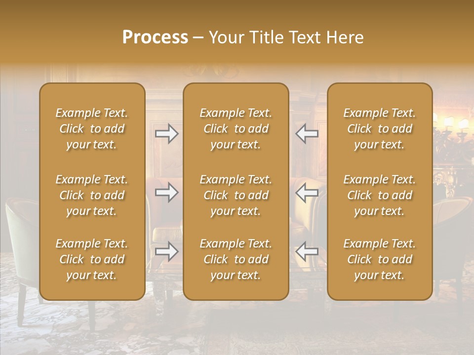 Armchair Woman Antique PowerPoint Template