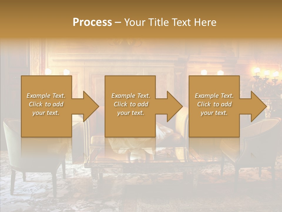 Armchair Woman Antique PowerPoint Template