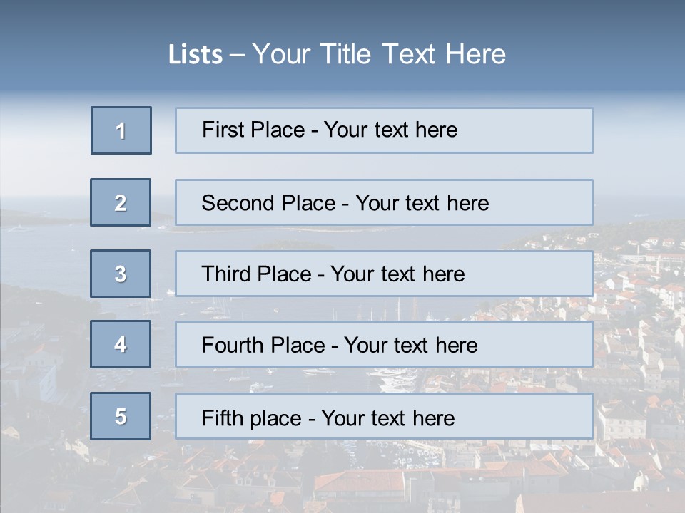 Medieval Summer Port PowerPoint Template
