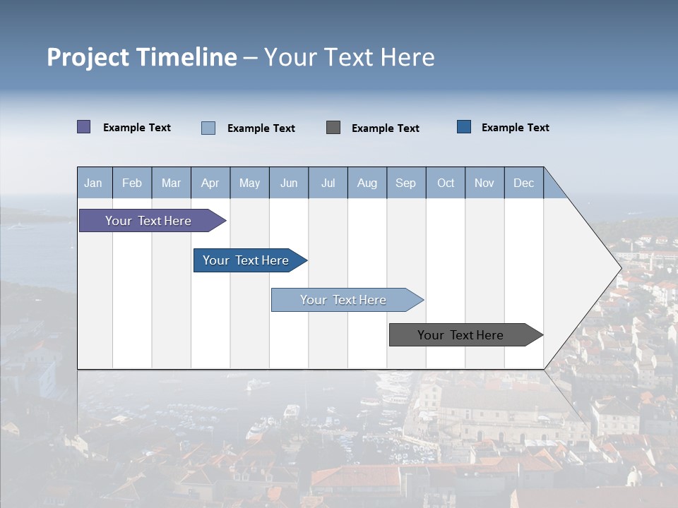 Medieval Summer Port PowerPoint Template