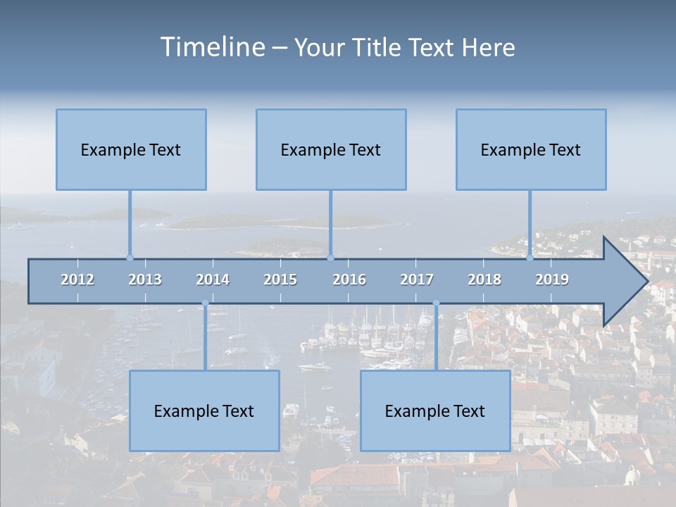 Medieval Summer Port PowerPoint Template