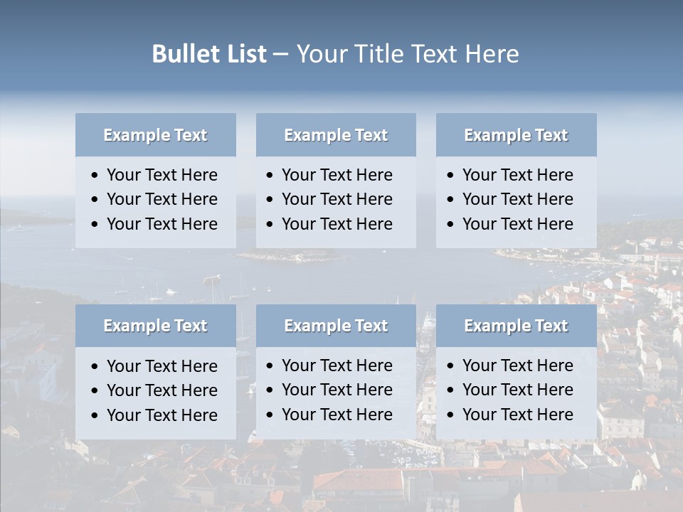 Medieval Summer Port PowerPoint Template