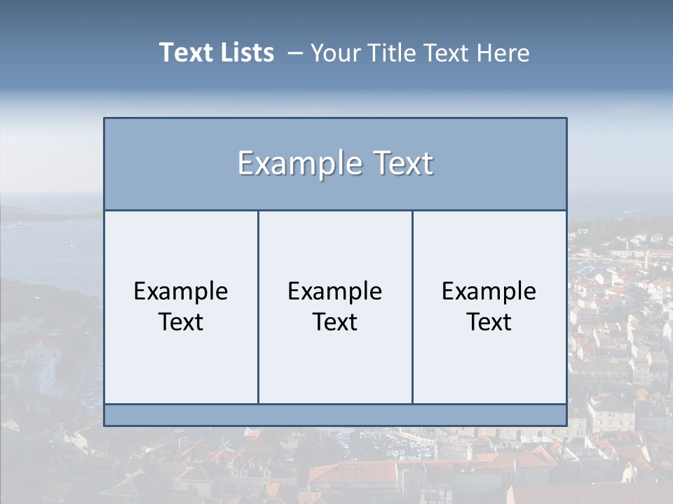 Medieval Summer Port PowerPoint Template
