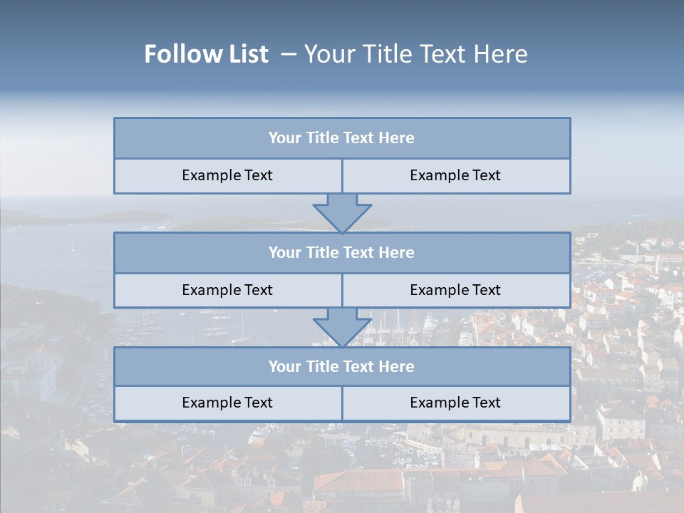 Medieval Summer Port PowerPoint Template