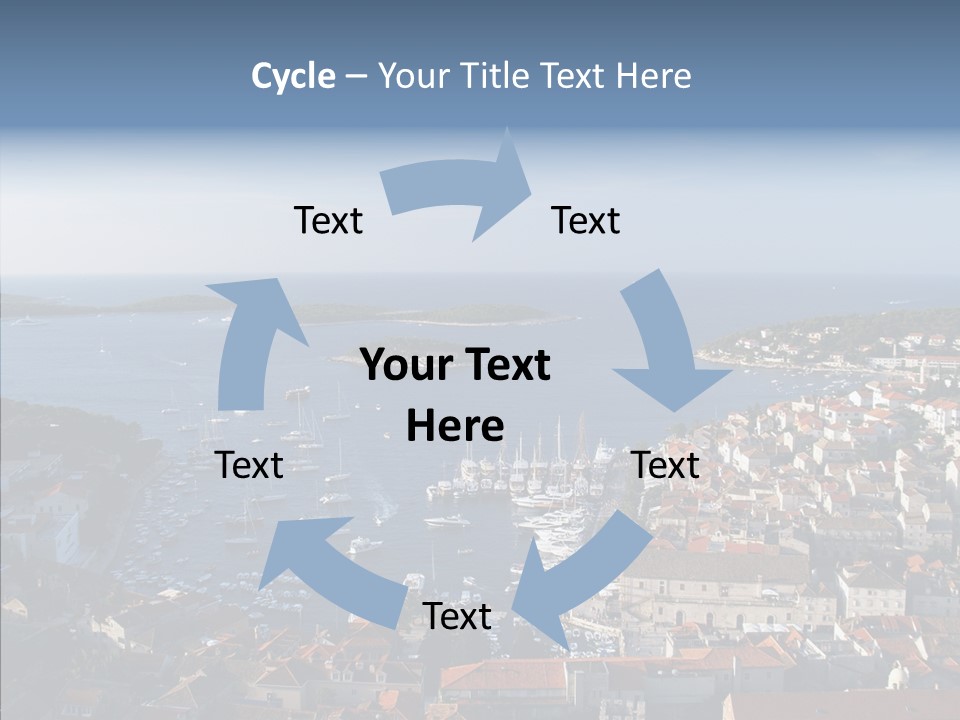 Medieval Summer Port PowerPoint Template