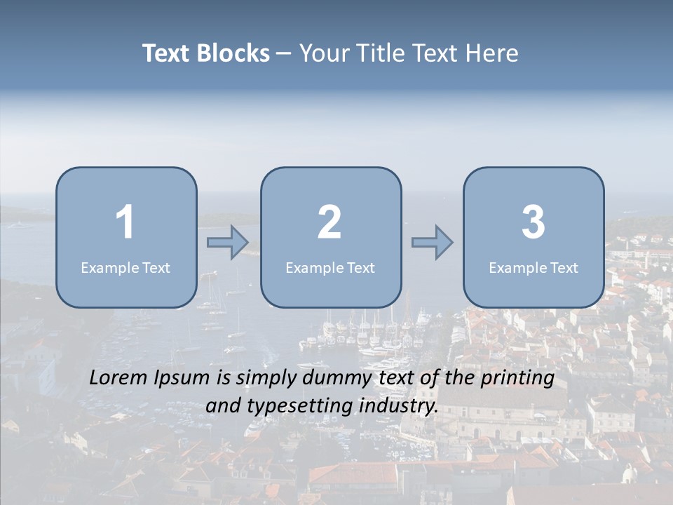 Medieval Summer Port PowerPoint Template