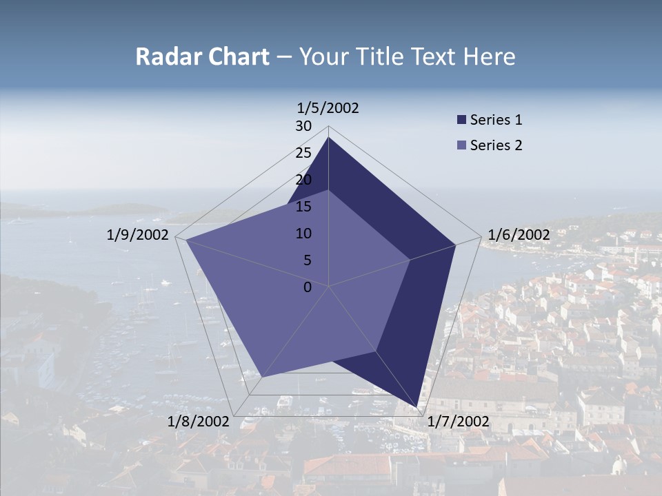 Medieval Summer Port PowerPoint Template
