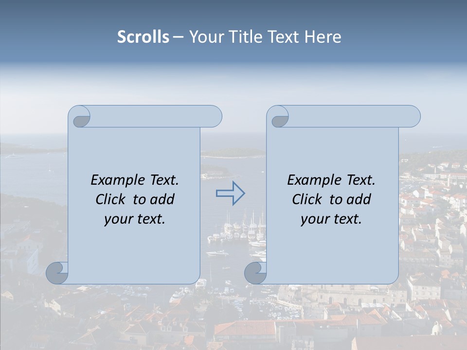 Medieval Summer Port PowerPoint Template