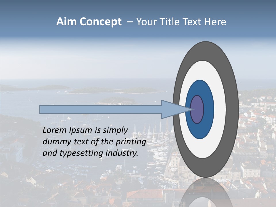 Medieval Summer Port PowerPoint Template