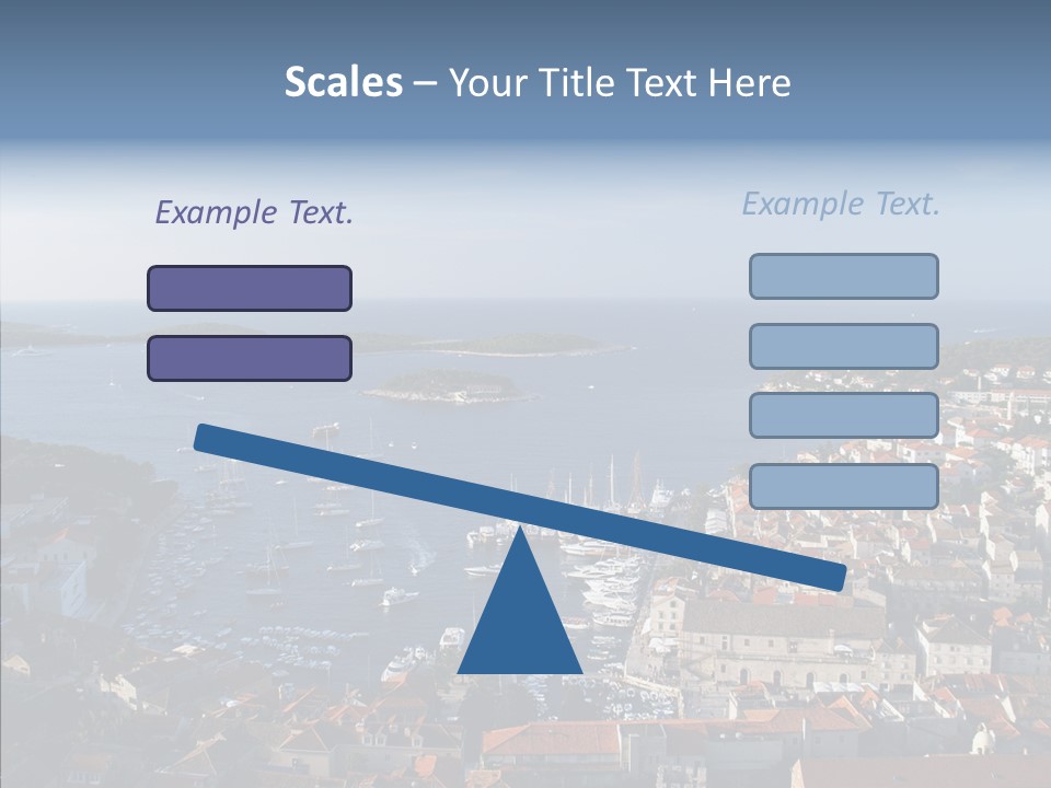 Medieval Summer Port PowerPoint Template