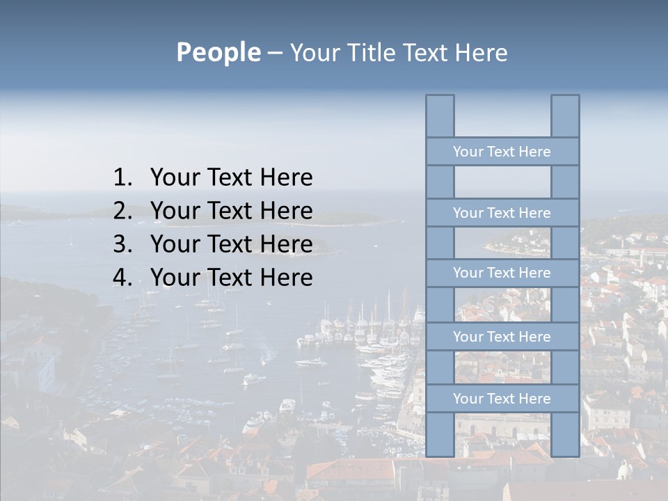 Medieval Summer Port PowerPoint Template