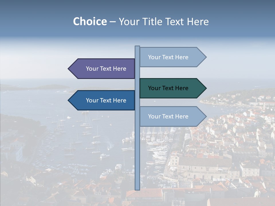 Medieval Summer Port PowerPoint Template