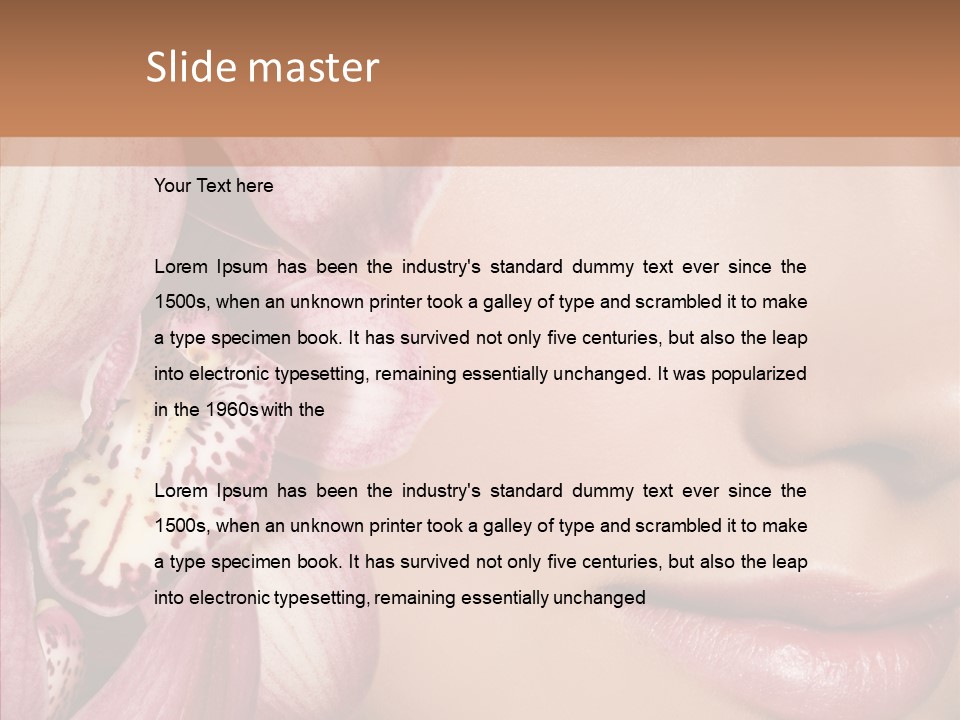 Glamor Elegant Beautiful PowerPoint Template