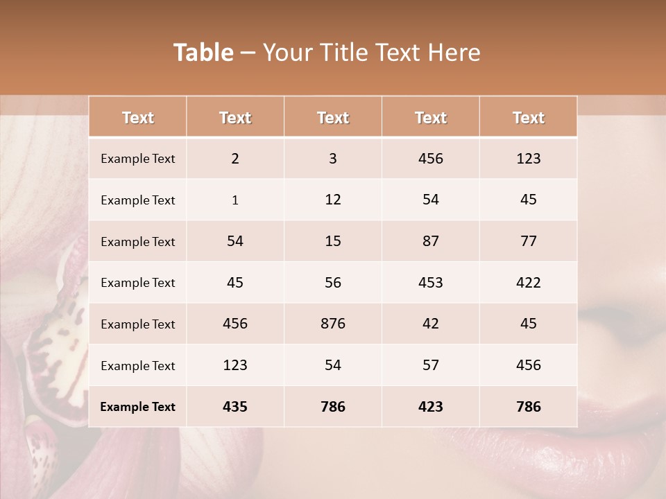 Glamor Elegant Beautiful PowerPoint Template