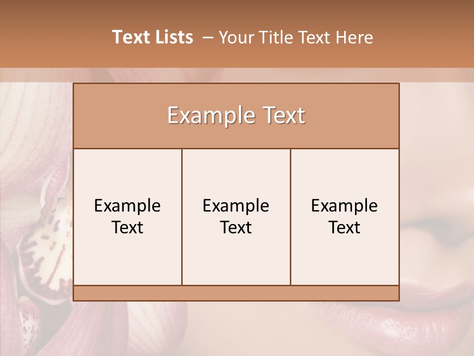 Glamor Elegant Beautiful PowerPoint Template