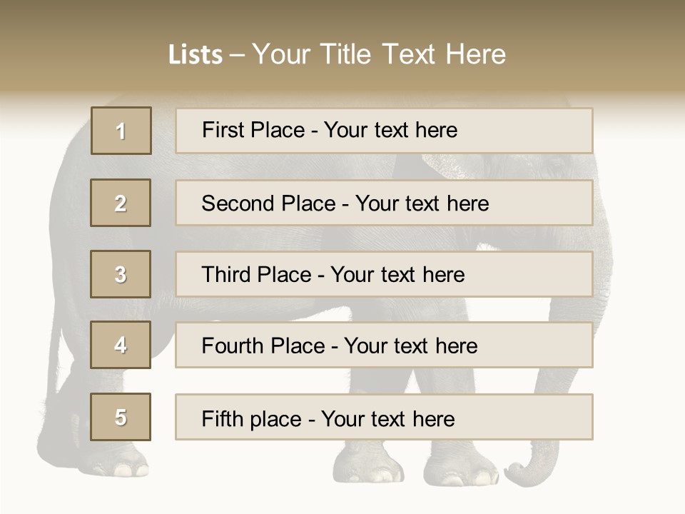 Travel Portrait Strong PowerPoint Template